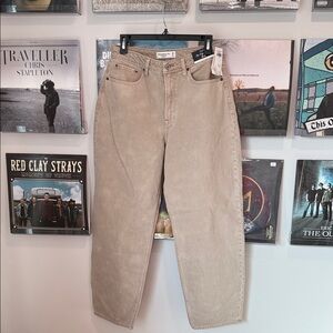 Abercrombie & Fitch Beige Denim Pants